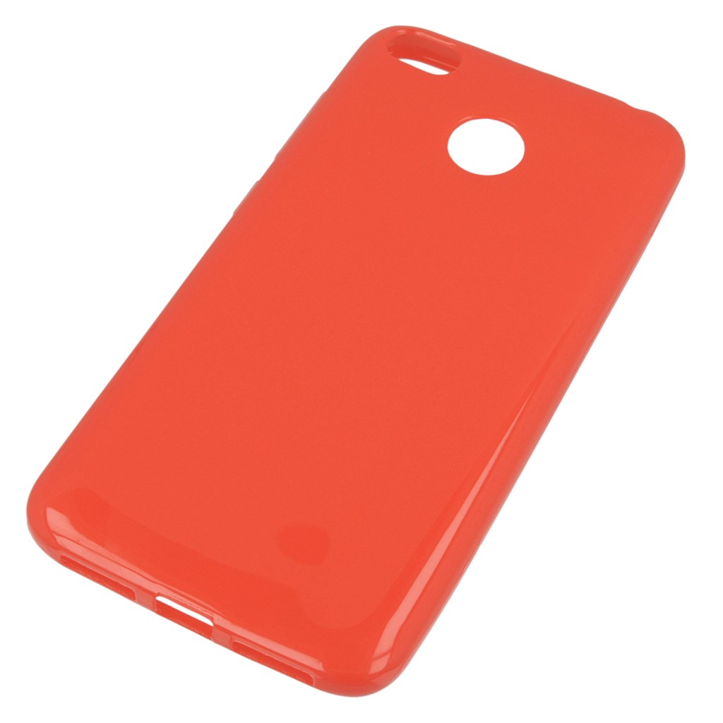 Pokrowiec silikonowe etui BACK CASE czerwone Xiaomi Redmi 4X