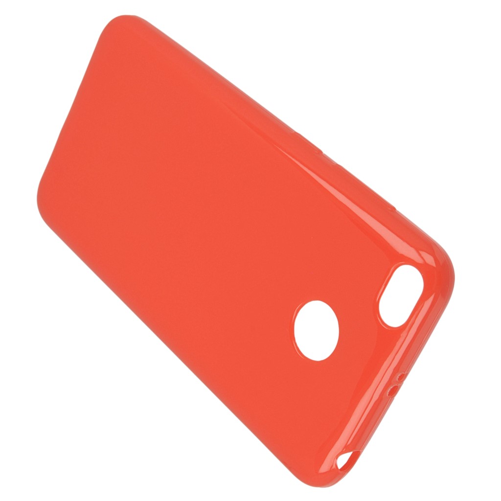 Pokrowiec silikonowe etui BACK CASE czerwone Xiaomi Redmi 4X / 4