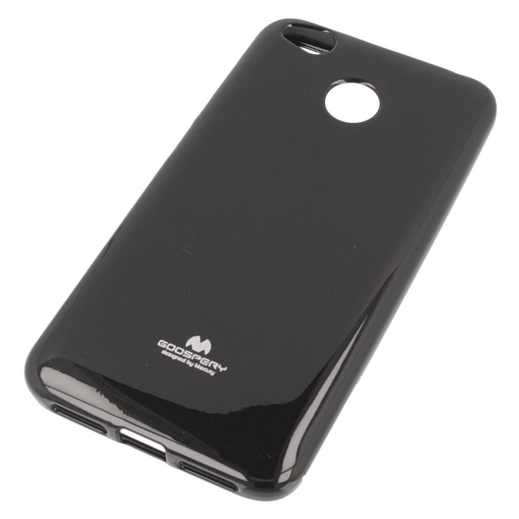 Pokrowiec etui silikonowe Mercury JELLY CASE czarne Xiaomi Redmi 4X