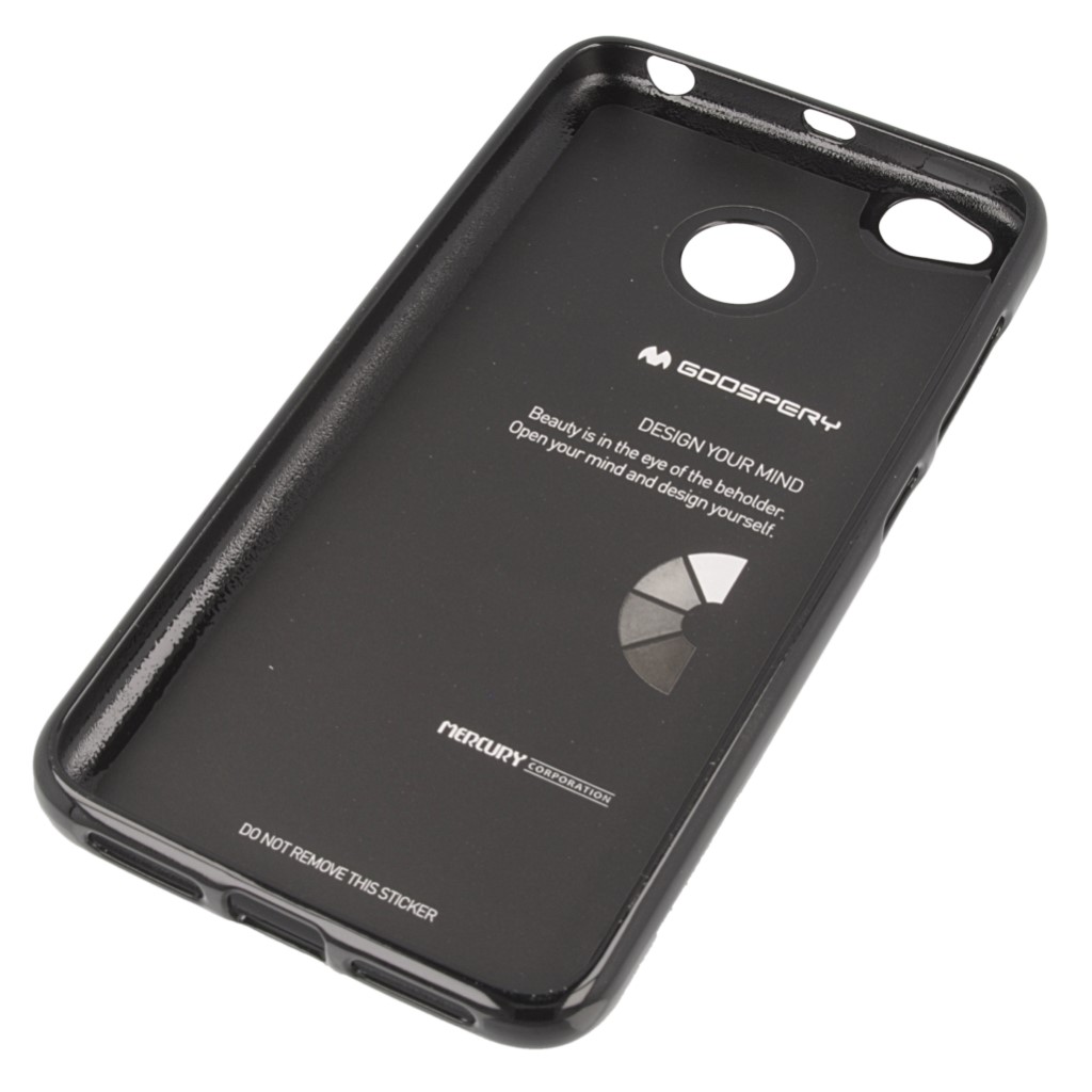 Pokrowiec etui silikonowe Mercury JELLY CASE czarne Xiaomi Redmi 4X / 3