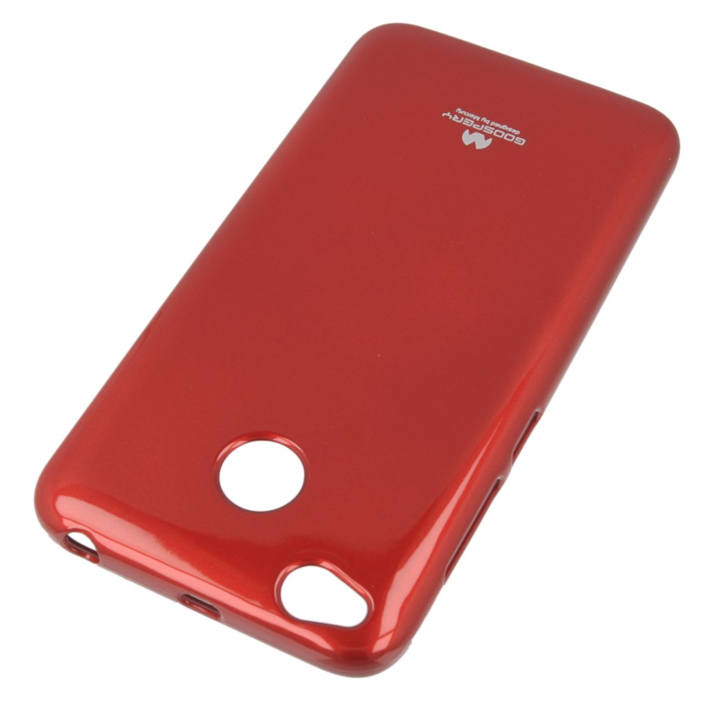 Pokrowiec etui silikonowe Mercury JELLY CASE czerwone Xiaomi Redmi 4X / 2