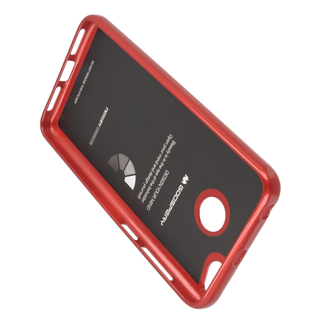Pokrowiec etui silikonowe Mercury JELLY CASE czerwone Xiaomi Redmi 4X / 4
