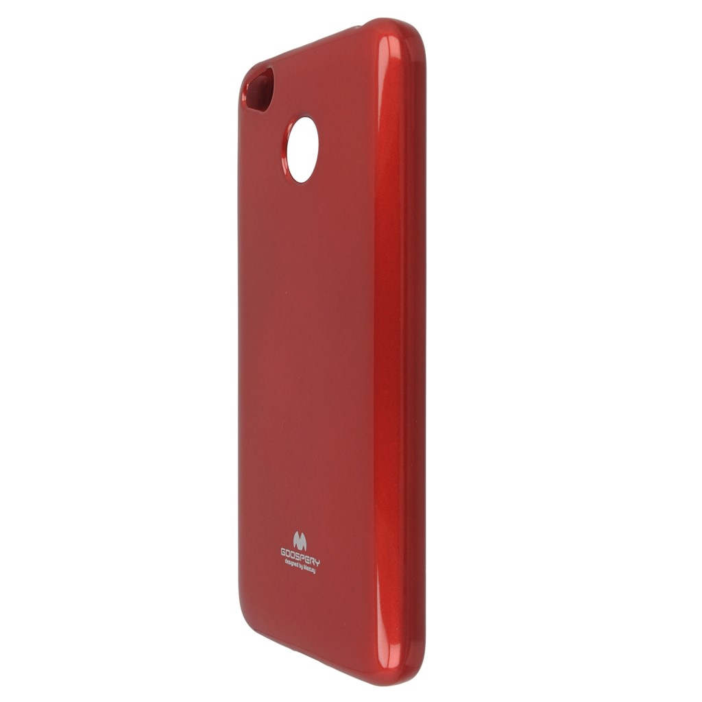 Pokrowiec etui silikonowe Mercury JELLY CASE czerwone Xiaomi Redmi 4X / 6