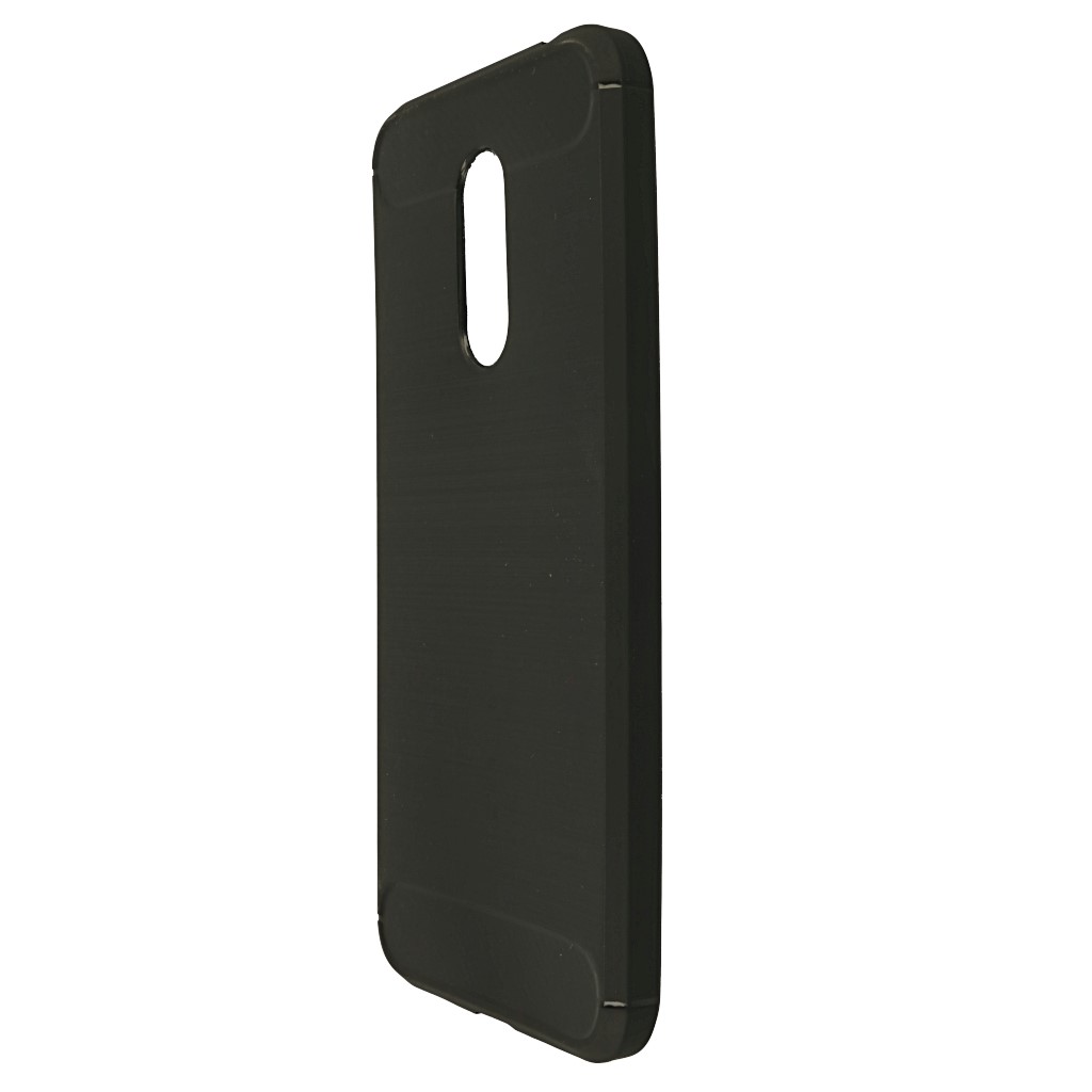 Pokrowiec etui pancerne Karbon Case czarne Xiaomi Redmi 5 Plus / 6