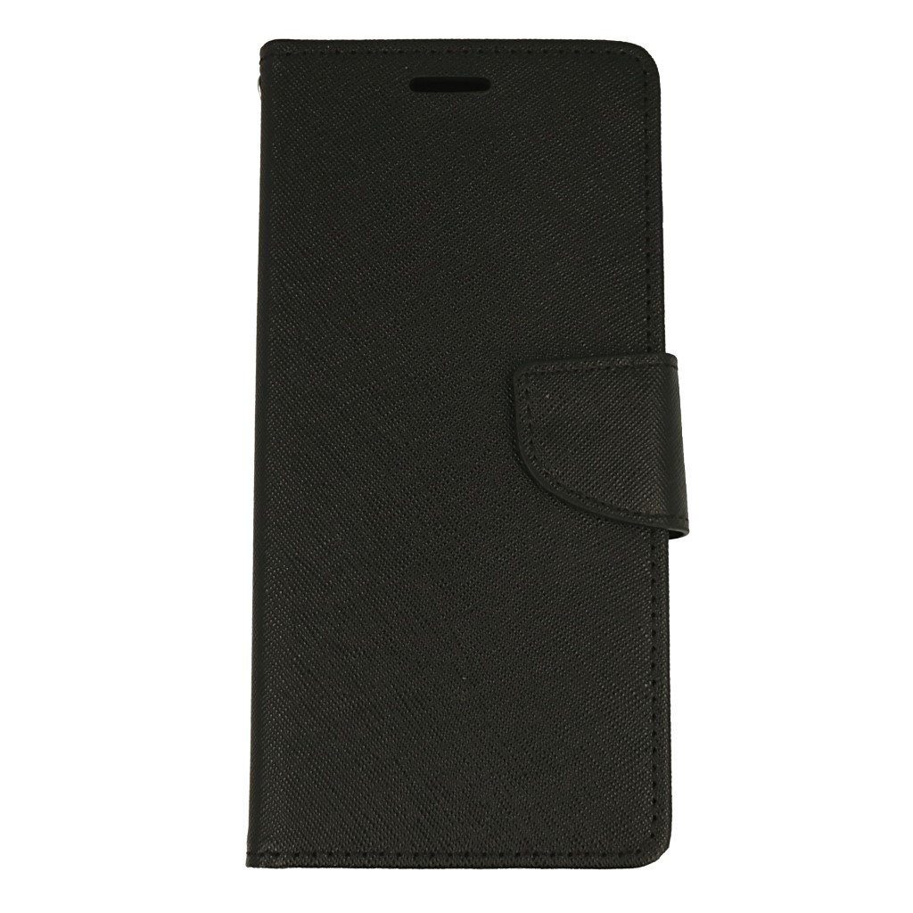 Pokrowiec etui z klapk na magnes Fancy Case czarne Xiaomi Redmi 5 Plus / 2