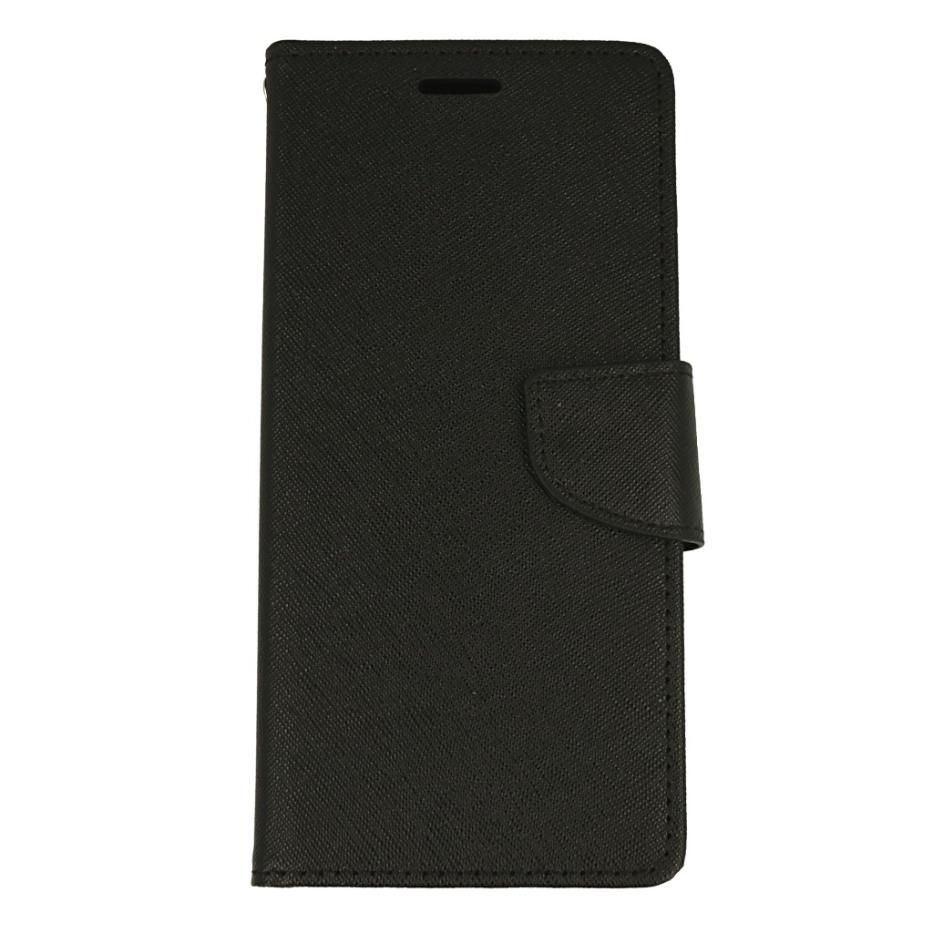 Pokrowiec etui z klapką na magnes Fancy Case czarne Xiaomi Redmi 5 Plus / 2 Pokrowiec etui z klapką na magnes Fancy Case czarne Xiaomi Redmi 5 Plus / 2