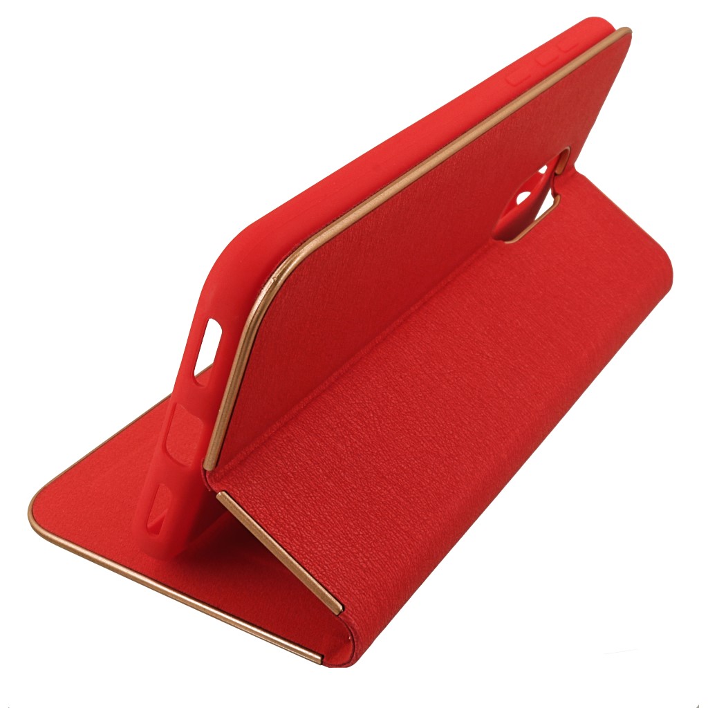 Pokrowiec etui Portfelowe z ramk Vennus Book czerwone Xiaomi Redmi 4A / 3