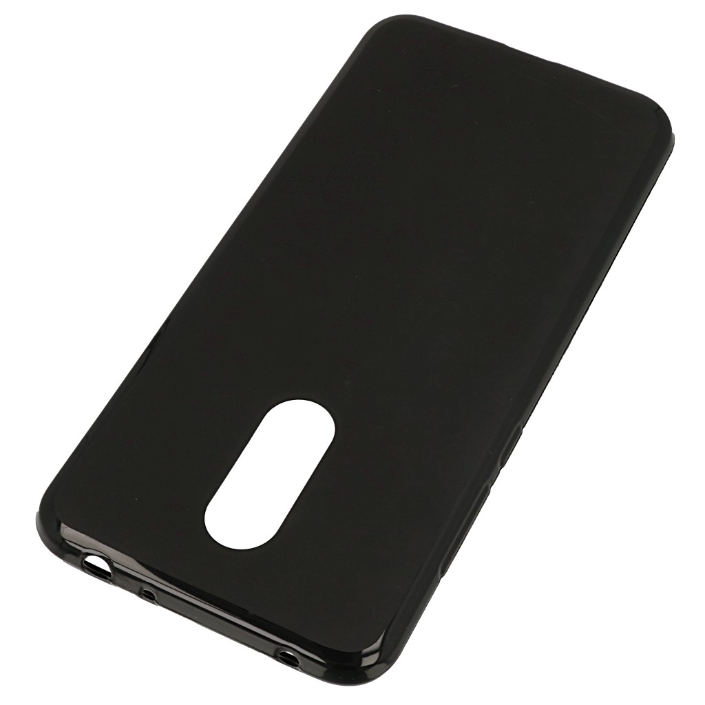 Pokrowiec silikonowe etui BACK CASE czarne Xiaomi Redmi 5 Plus / 2