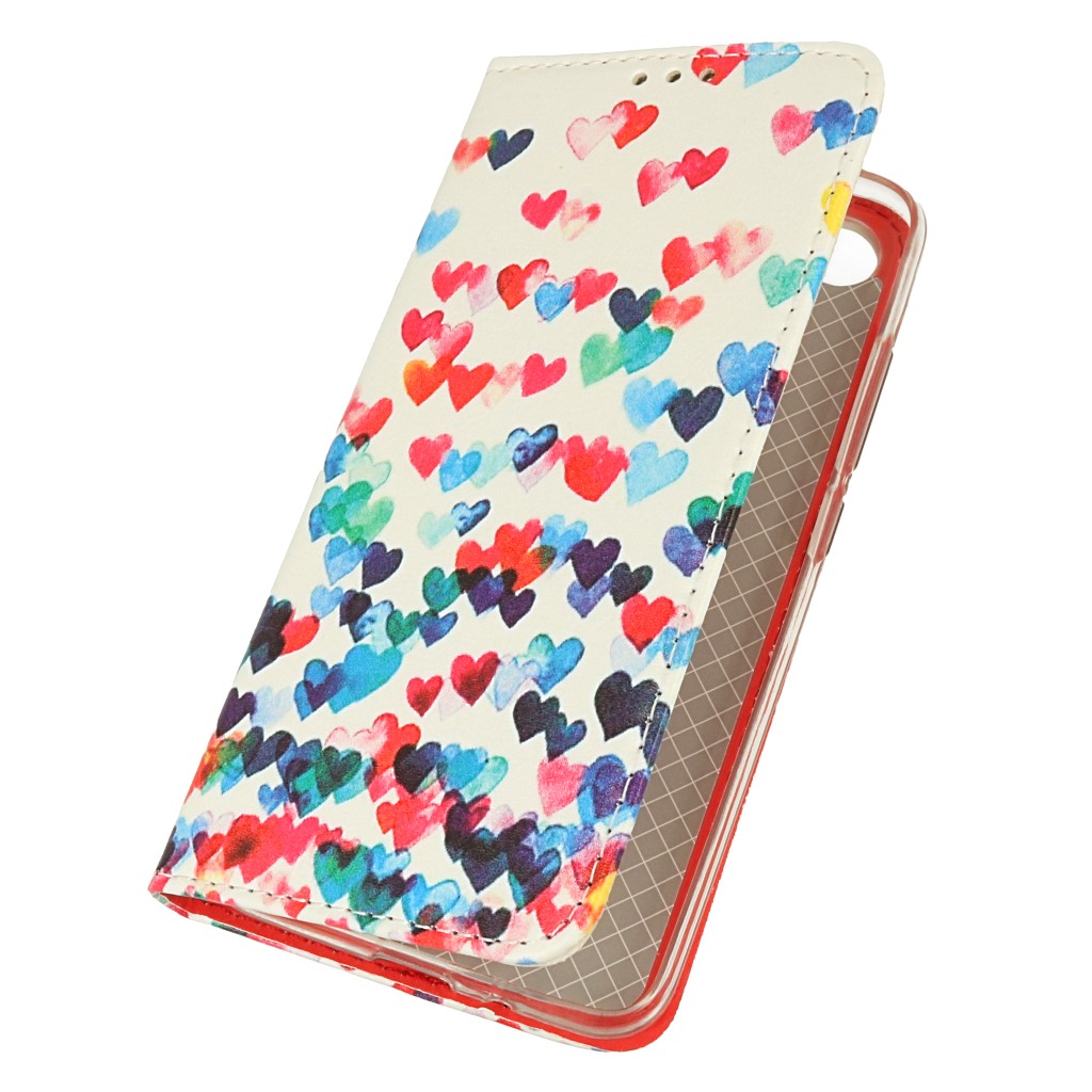 Pokrowiec etui Smart Book Trendy Hearts Xiaomi Redmi 6A