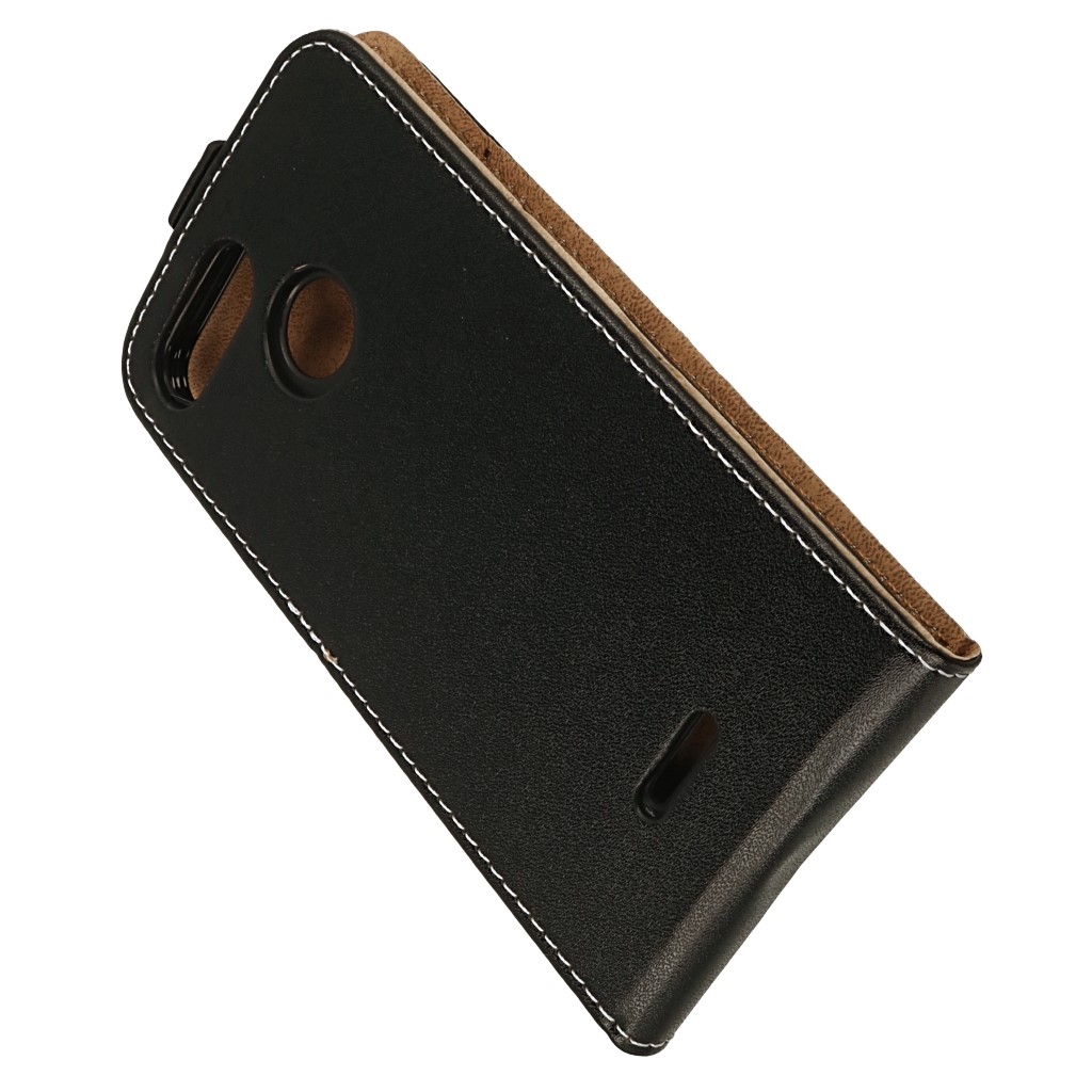 Pokrowiec z klapk na magnes Prestige Slim Flexi czarny Xiaomi Redmi 6A / 3