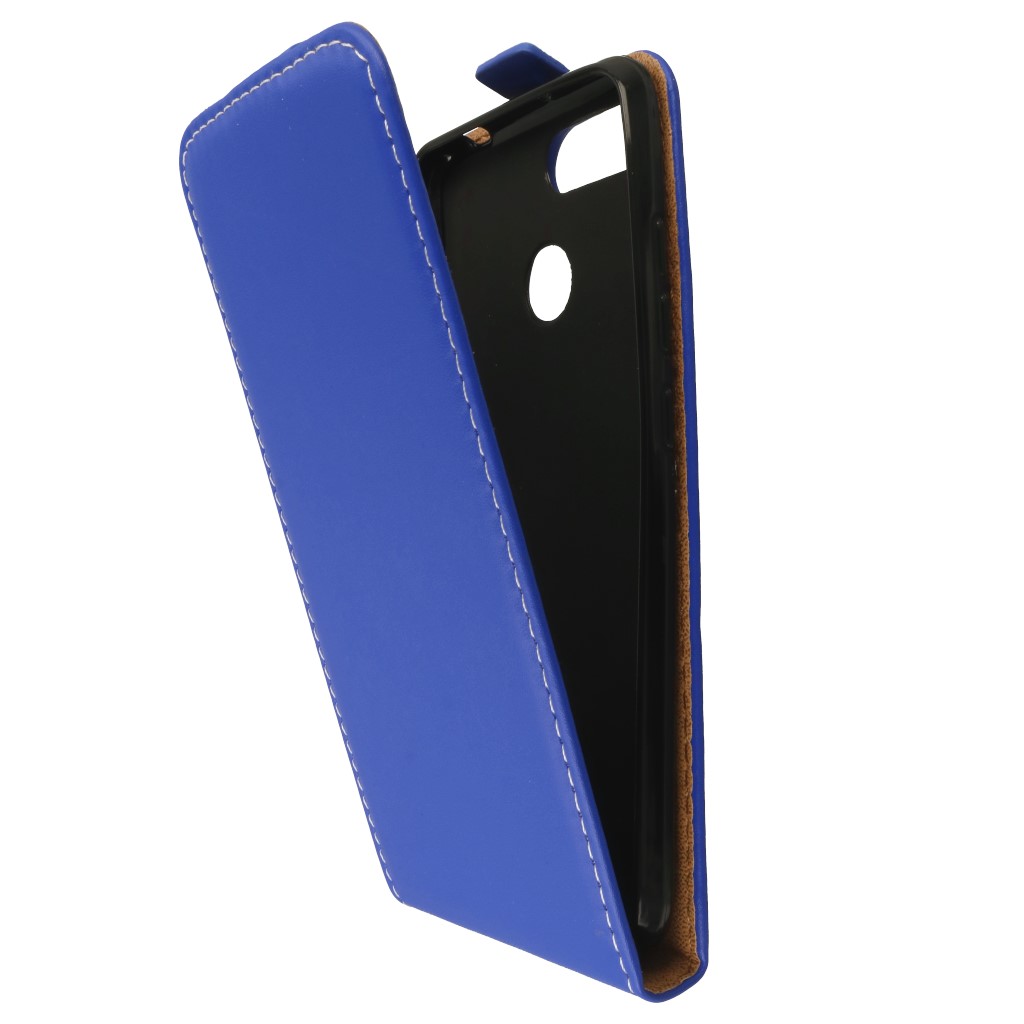 Pokrowiec z klapk na magnes Prestige Slim Flexi niebieski Xiaomi Redmi 6A / 5