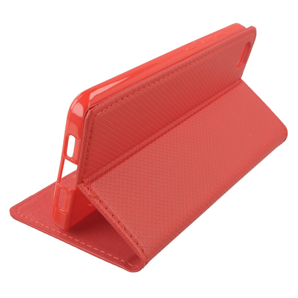 Pokrowiec etui z klapk Magnet Book czerwone Xiaomi Mi 5 / 7