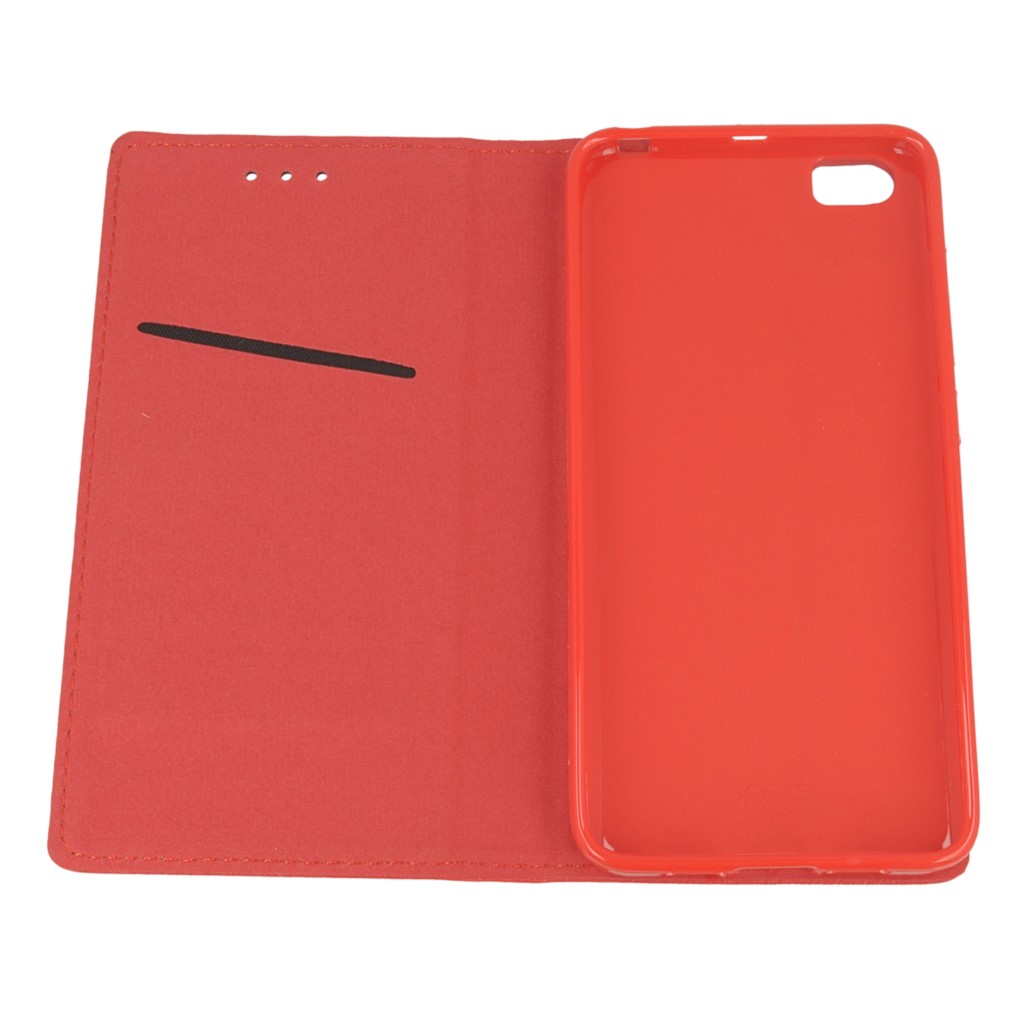 Pokrowiec etui z klapk Magnet Book czerwone Xiaomi Mi 5 / 8