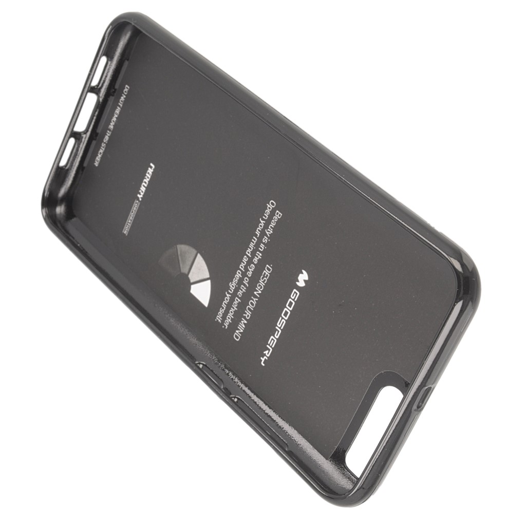 Pokrowiec etui silikonowe Mercury JELLY CASE czarne Xiaomi Mi6 / 4