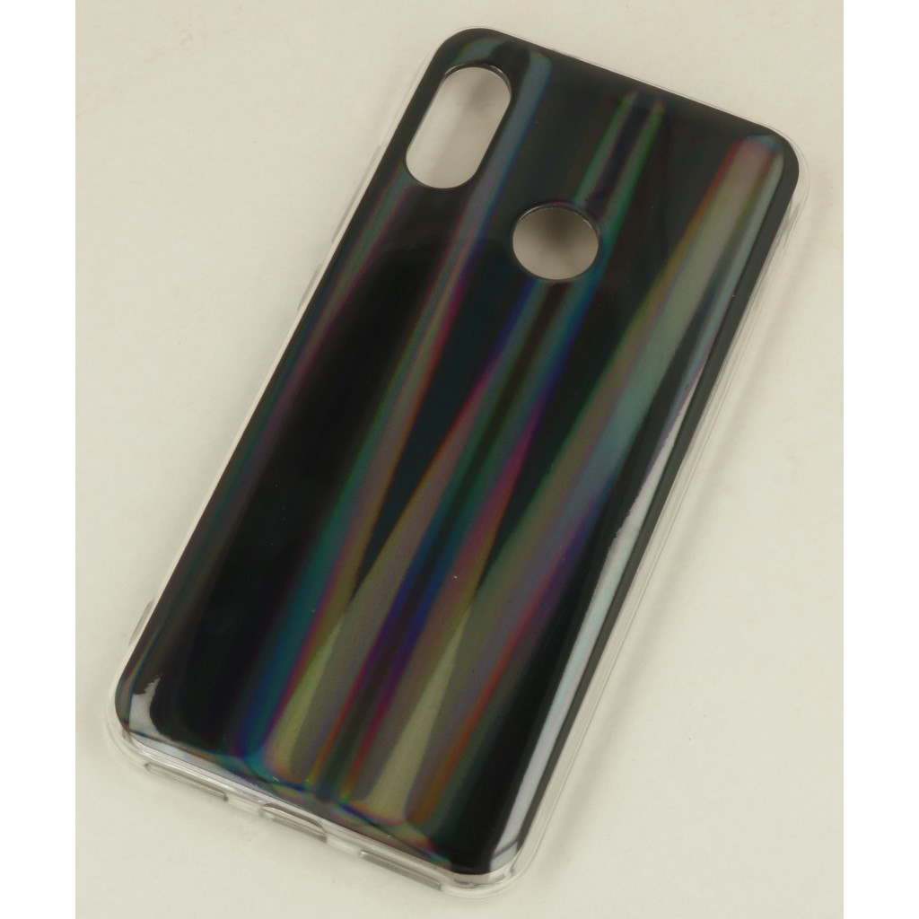 Pokrowiec etui silikonowe Rainbow Case czarne Xiaomi Mi A2 Lite