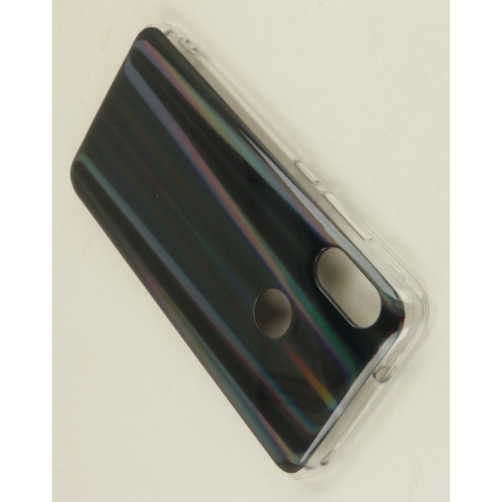 Pokrowiec etui silikonowe Rainbow Case czarne Xiaomi Mi A2 Lite / 2
