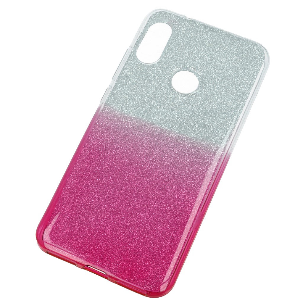 Pokrowiec etui z brokatem Bling Ombre różowe Xiaomi Mi A2 Lite