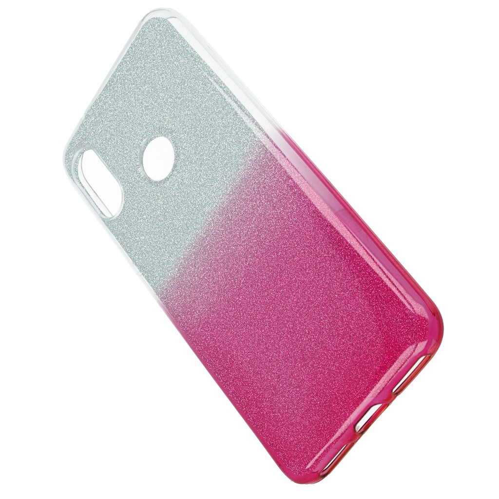 Pokrowiec etui z brokatem Bling Ombre różowe Xiaomi Mi A2 Lite / 3