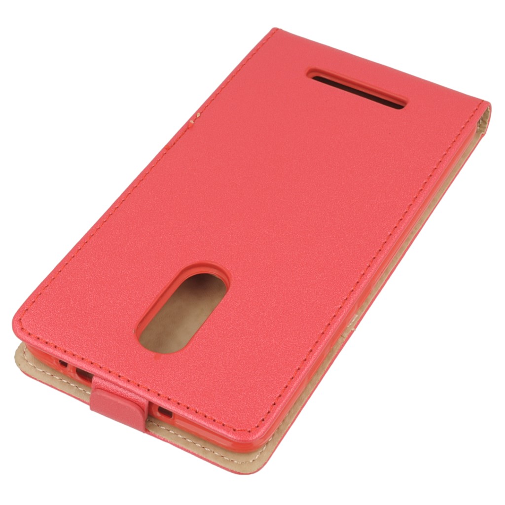 Pokrowiec z klapk na magnes Prestige Slim Flexi czerwony Xiaomi Redmi Note 3 / 3