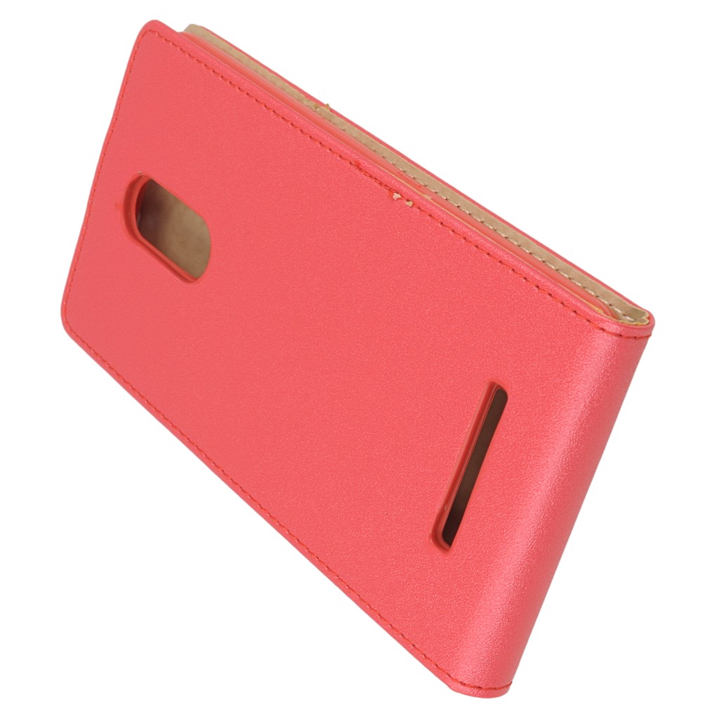 Pokrowiec z klapk na magnes Prestige Slim Flexi czerwony Xiaomi Redmi Note 3 / 4