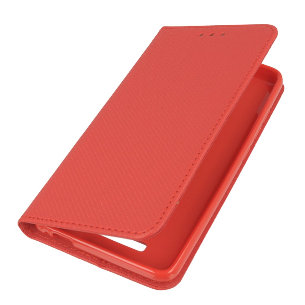 Pokrowiec etui z klapk Magnet Book czerwone Xiaomi Redmi Note 3