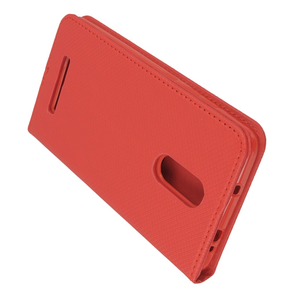Pokrowiec etui z klapk Magnet Book czerwone Xiaomi Redmi Note 3 / 4