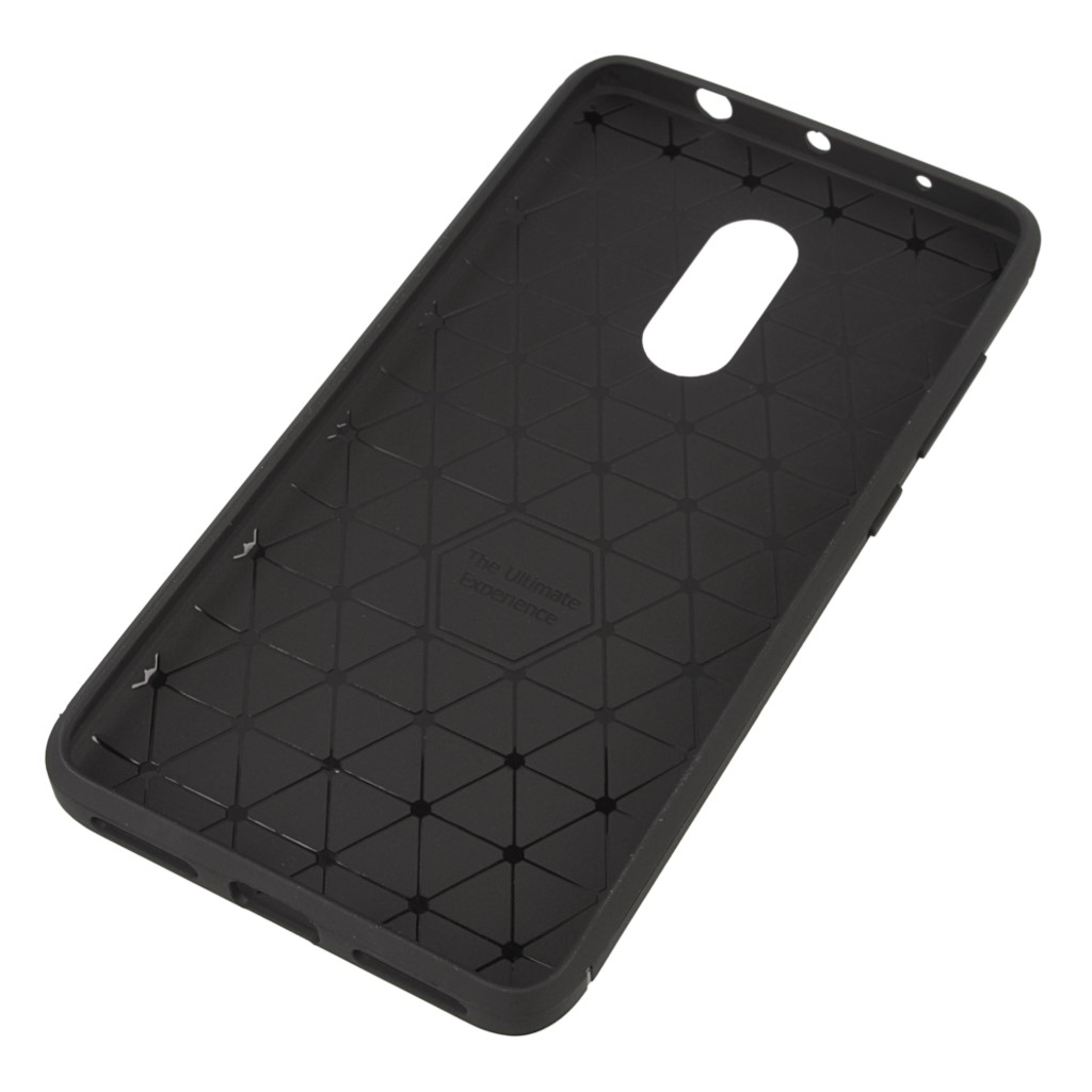 Pokrowiec etui pancerne Karbon Case czarne Xiaomi Redmi Note 4X / 3