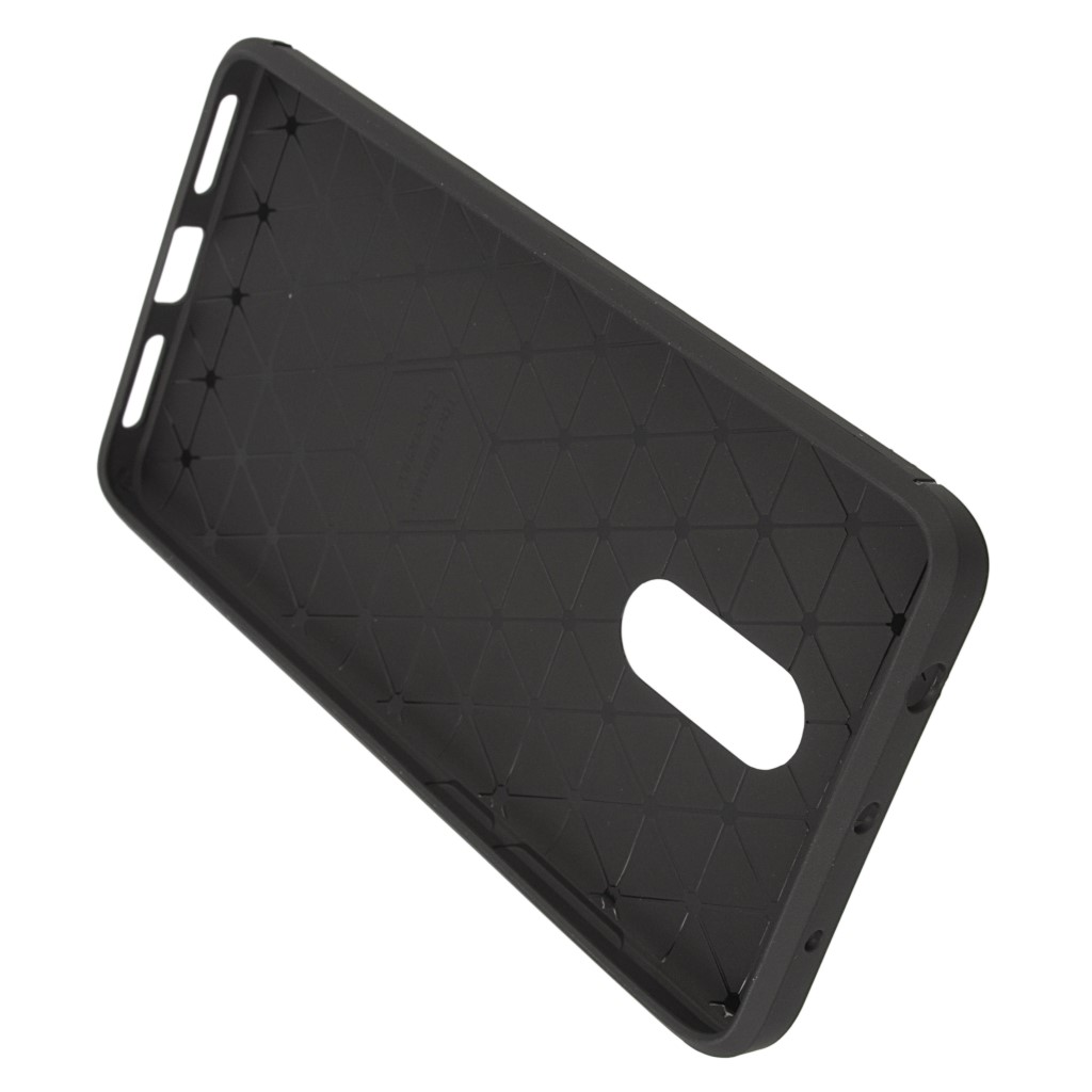 Pokrowiec etui pancerne Karbon Case czarne Xiaomi Redmi Note 4X / 4