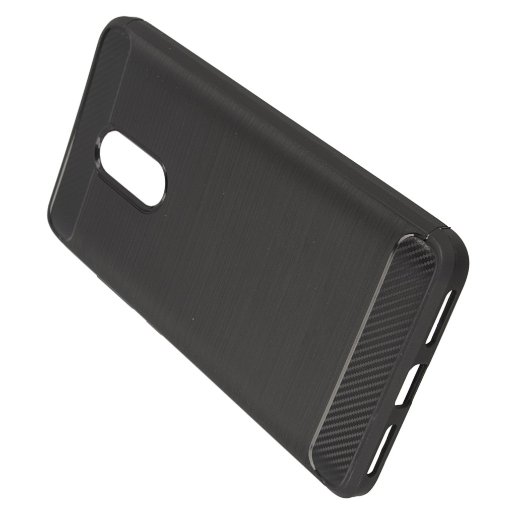 Pokrowiec etui pancerne Karbon Case czarne Xiaomi Redmi Note 4X / 5