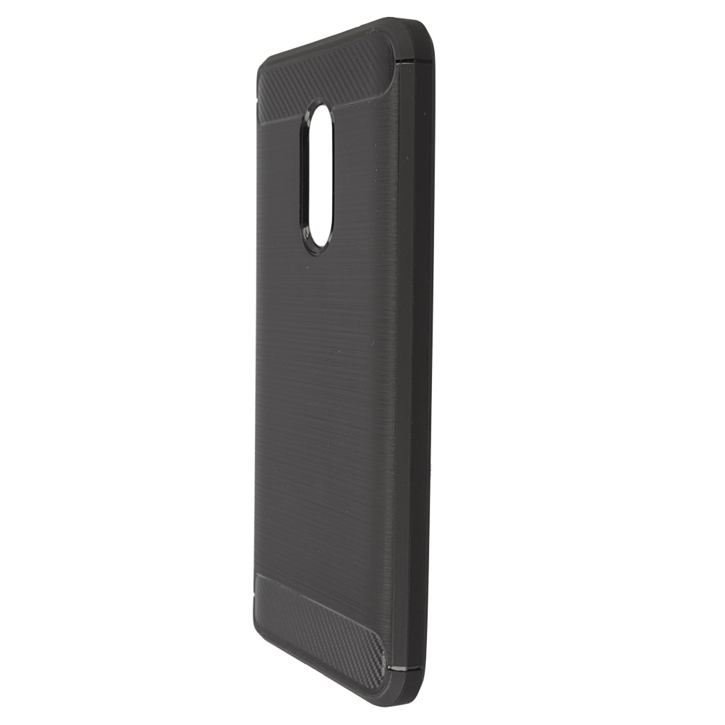 Pokrowiec etui pancerne Karbon Case czarne Xiaomi Redmi Note 4X / 6