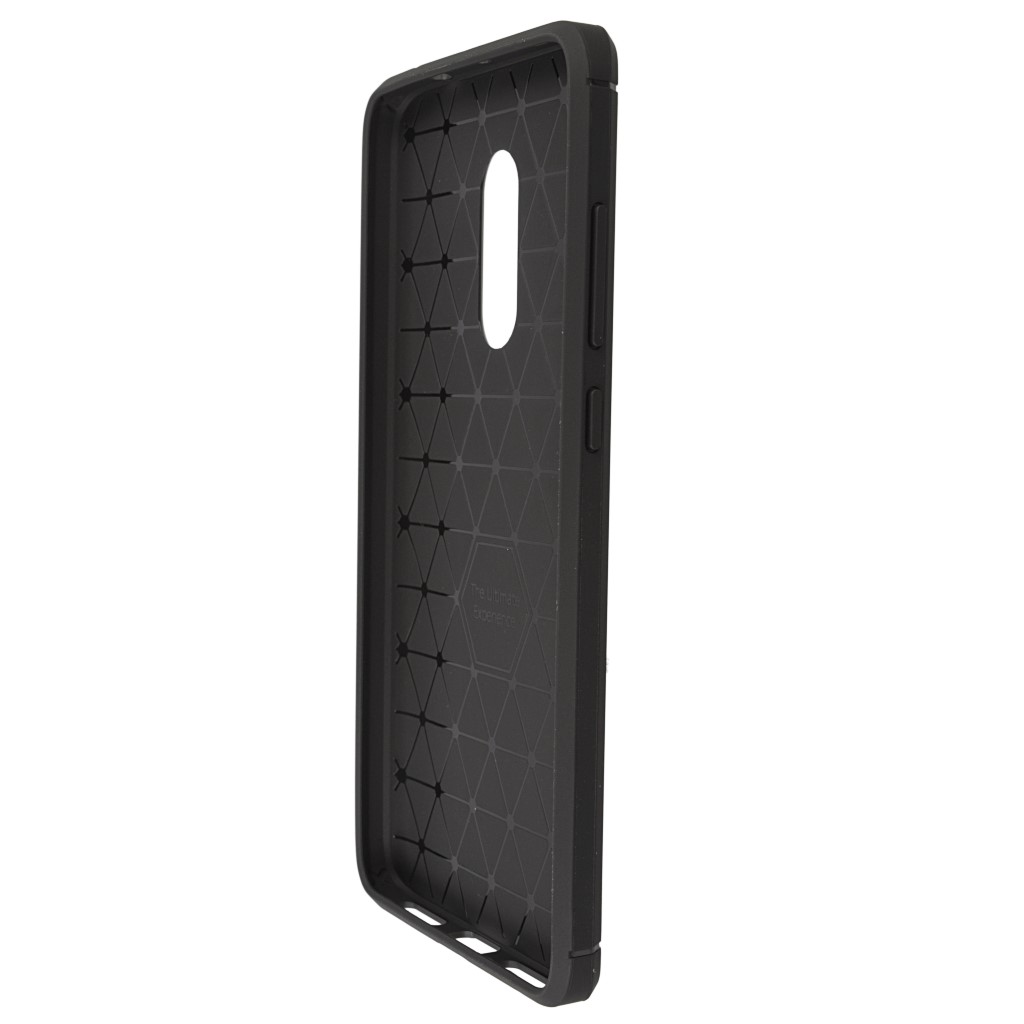 Pokrowiec etui pancerne Karbon Case czarne Xiaomi Redmi Note 4X / 7