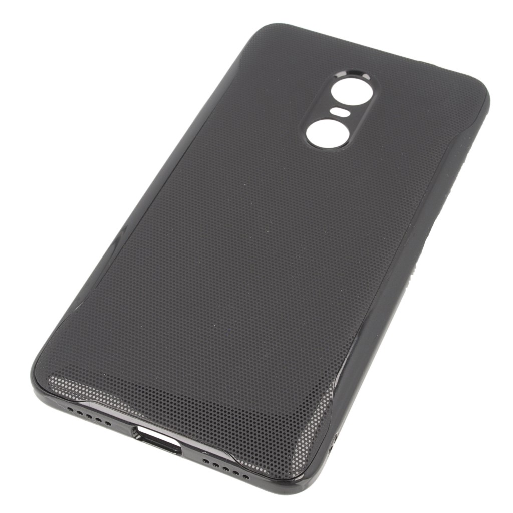Pokrowiec etui elowe Neon Case czarne Xiaomi Redmi Note 4X