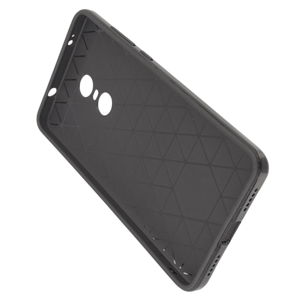 Pokrowiec etui elowe Neon Case czarne Xiaomi Redmi Note 4X / 3