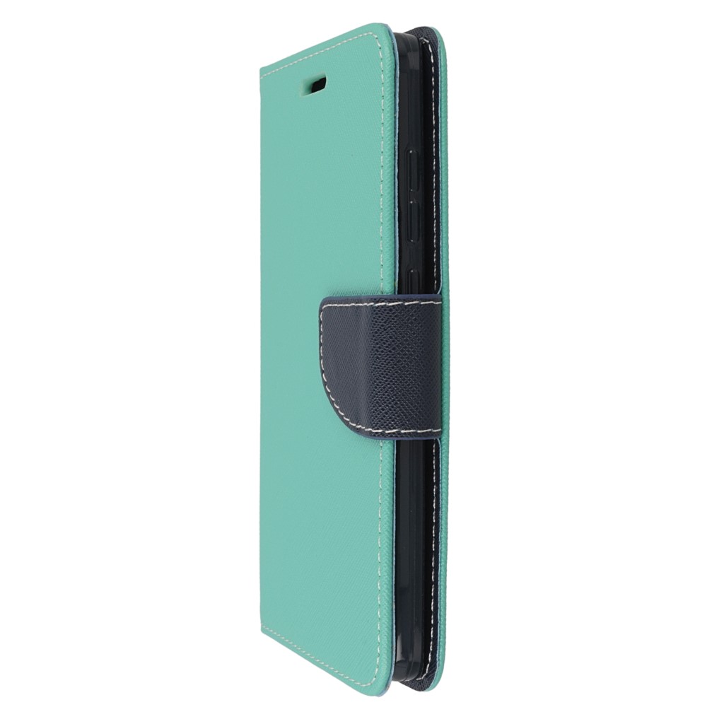 Pokrowiec etui z klapk na magnes Fancy Case mitowo-granatowe Xiaomi Redmi Note 4X / 5