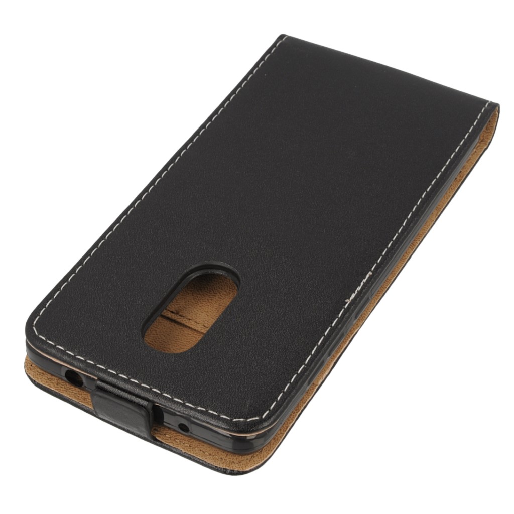 Pokrowiec z klapk na magnes Prestige Slim Flexi czarny Xiaomi Redmi Note 4X / 3