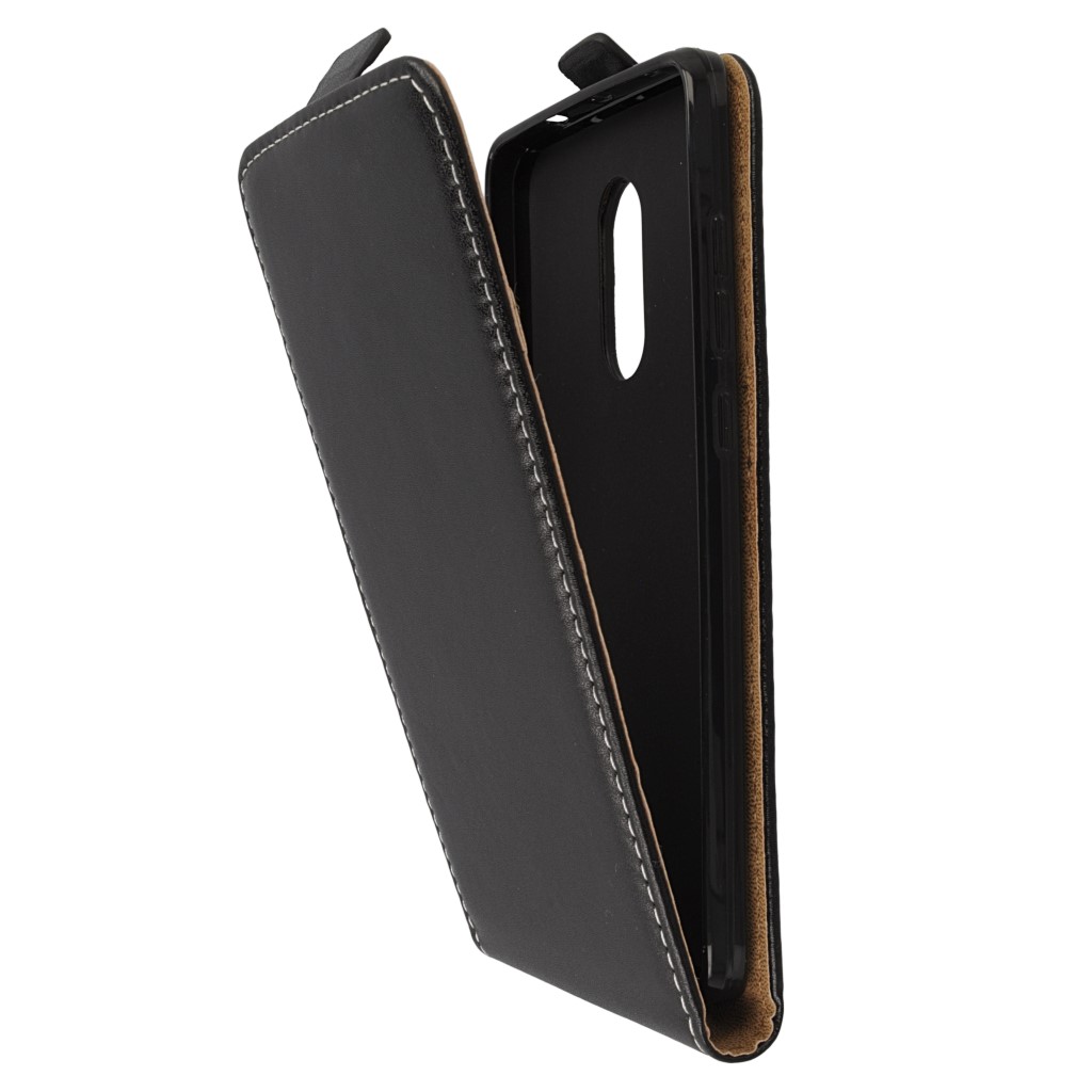 Pokrowiec z klapk na magnes Prestige Slim Flexi czarny Xiaomi Redmi Note 4X / 7