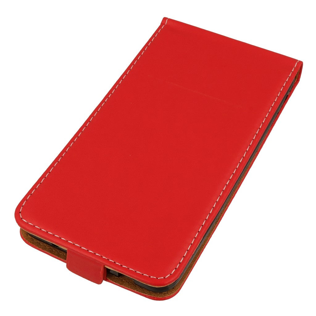 Pokrowiec z klapk na magnes Prestige Slim Flexi czerwony Xiaomi Redmi Note 4X / 2