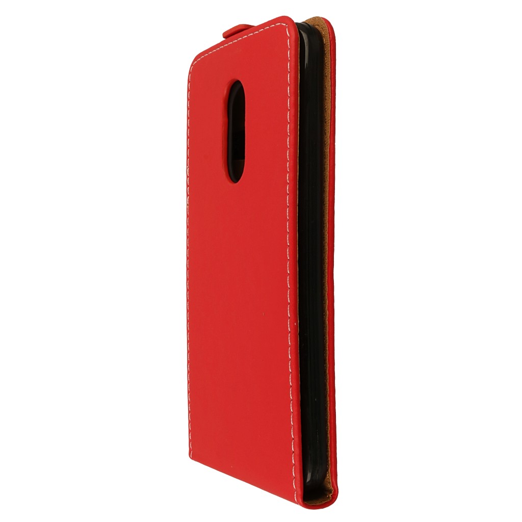 Pokrowiec z klapk na magnes Prestige Slim Flexi czerwony Xiaomi Redmi Note 4X / 5