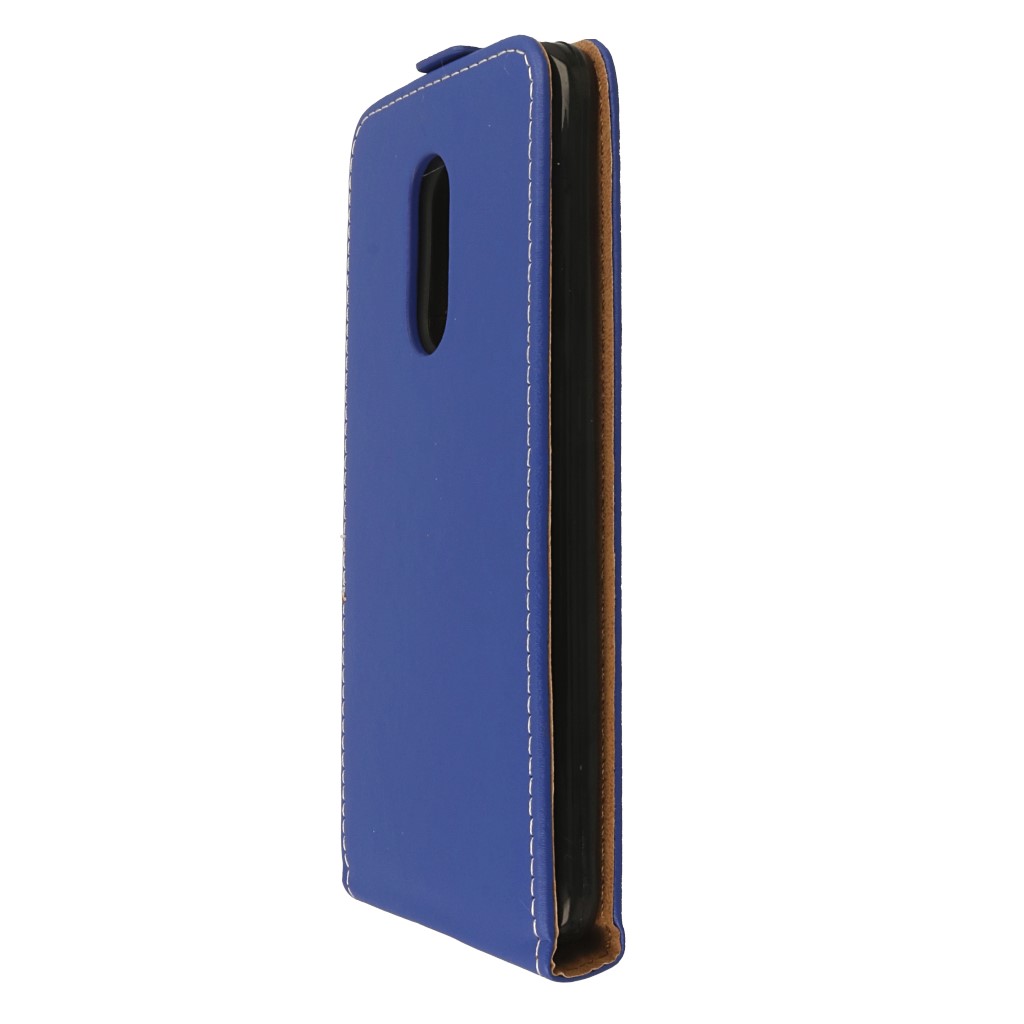 Pokrowiec z klapk� na magnes Prestige Slim Flexi niebieski Xiaomi Redmi Note 4X / 4