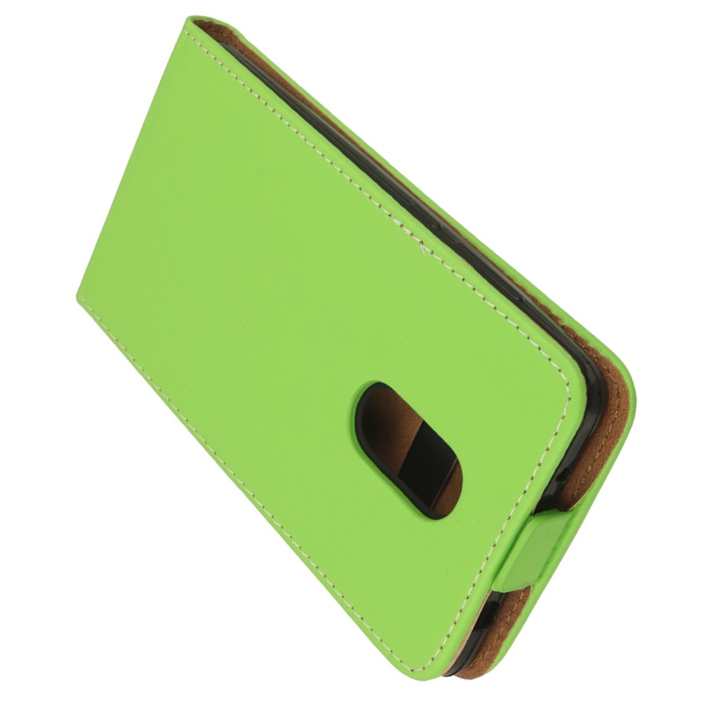 Pokrowiec z klapk na magnes Prestige Slim Flexi zielony Xiaomi Redmi Note 4X / 3