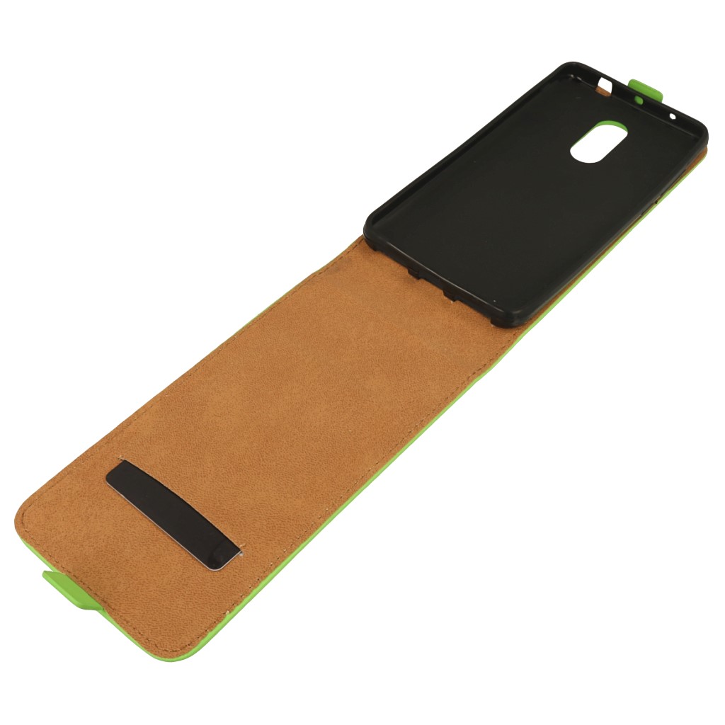 Pokrowiec z klapk na magnes Prestige Slim Flexi zielony Xiaomi Redmi Note 4X / 6