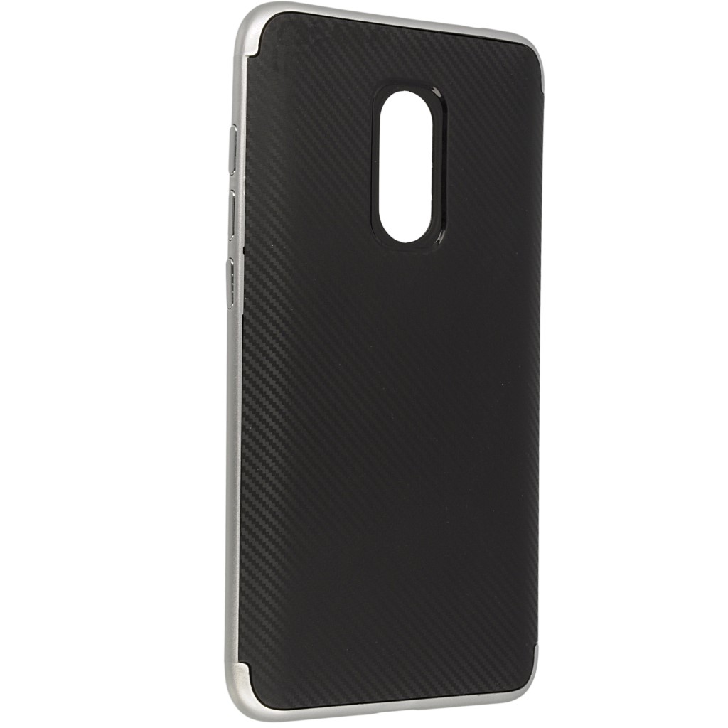 Pokrowiec back case Hybrid Carbon srebrny Xiaomi Redmi Note 4X / 3