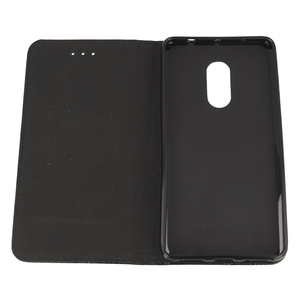 Pokrowiec etui z klapk Magnet Book czarne Xiaomi Redmi Note 4X / 9