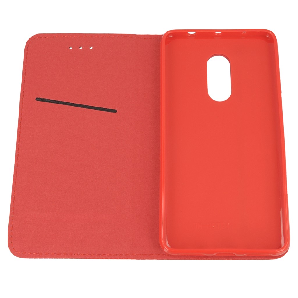 Pokrowiec etui z klapk Magnet Book czerwone Xiaomi Redmi Note 4X / 8