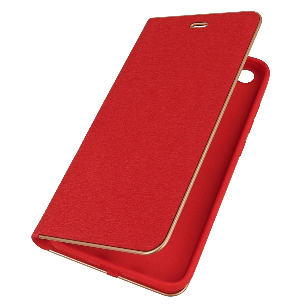 Pokrowiec etui Portfelowe z ramk Vennus Book czerwone Xiaomi Redmi Note 5A Prime