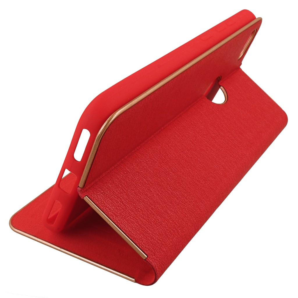 Pokrowiec etui Portfelowe z ramk Vennus Book czerwone Xiaomi Redmi Note 5A Prime / 2