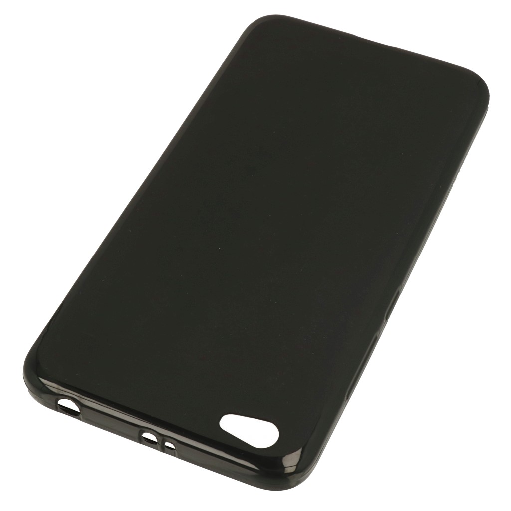 Pokrowiec silikonowe etui BACK CASE czarne Xiaomi Redmi Note 5A / 2