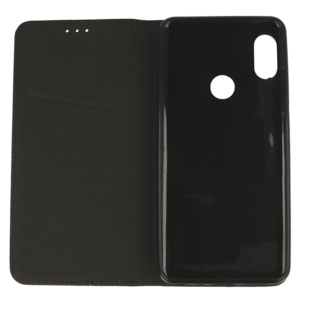 Pokrowiec etui z klapk Magnet Book czarne Xiaomi Redmi Note 5 Pro / 3