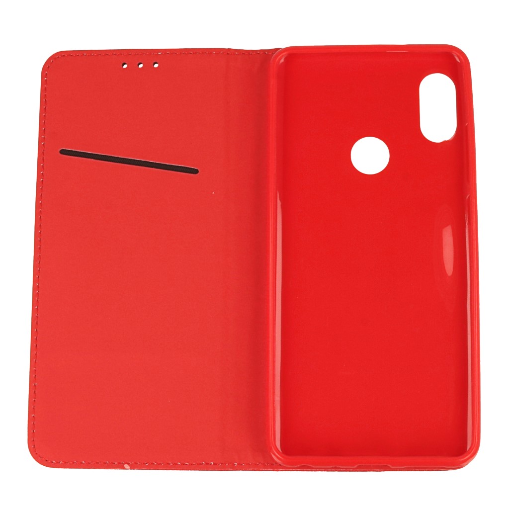 Pokrowiec etui z klapk Magnet Book czerwone Xiaomi Redmi Note 5 Pro / 3