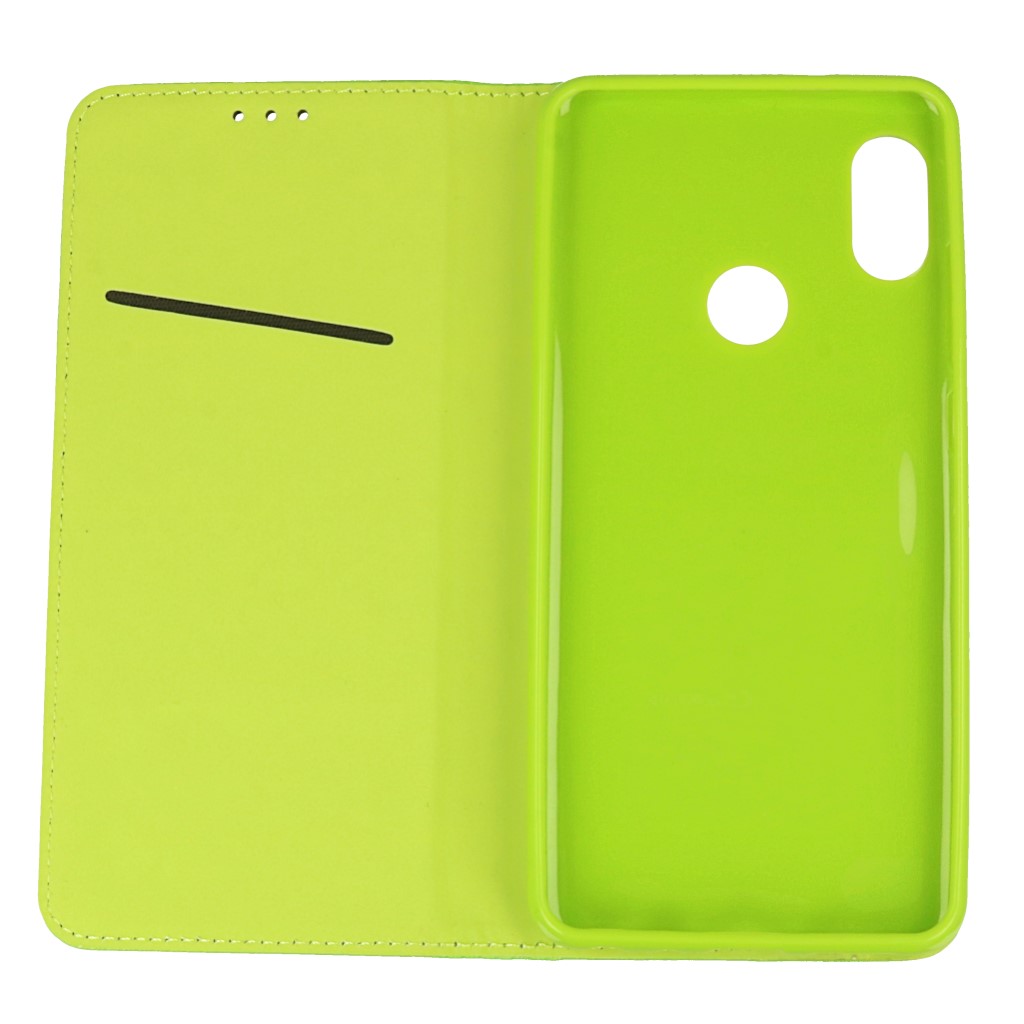 Pokrowiec etui z klapk Magnet Book zielone Xiaomi Redmi Note 5 Pro / 3